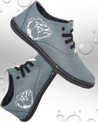 Kenamin Stylish Casual Shoes for Men and kids Casuals For Men(Grey, White , 7)
