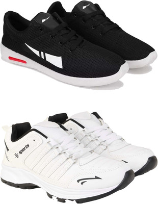 DRACKFOOT Casuals For Men(White, Black , 8)