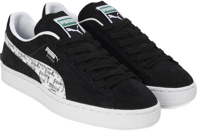 PUMA Suede Icons Of Unity 2 Sneakers For Women(Black , 4)