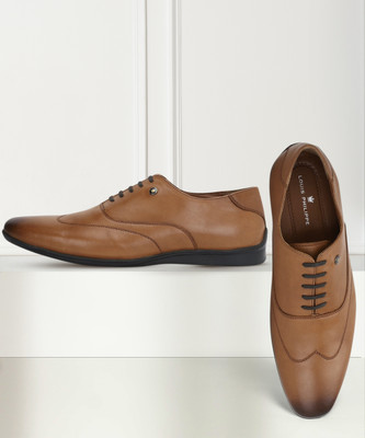 LOUIS PHILIPPE Oxford For Men(Tan , 7)