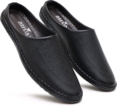 SHUAN Mocassin For Men(Black , 8)