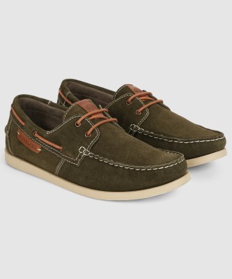 WOODLAND Boat Shoes For Men(Multicolor , 8)