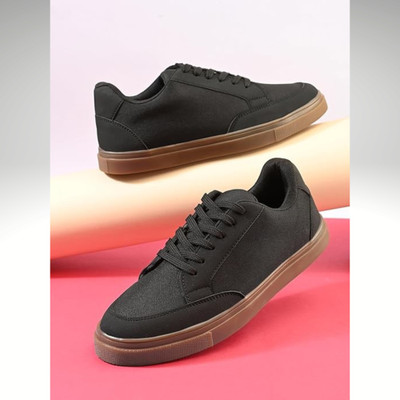 Roadster Sneakers For Men(Black , 10)