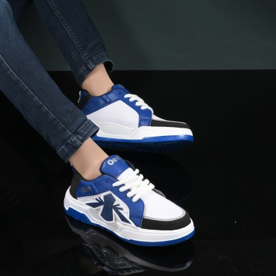 Arivo Sneakers For Men(White, Blue)