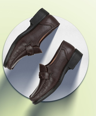 FENTACIA Slip On For Men(Brown , 14)
