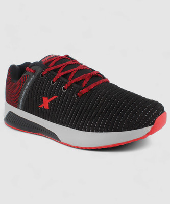 Sparx SM 472 Running Shoes For Men(Black, Red , 9)