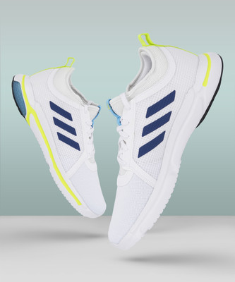 ADIDAS Track-One Running Shoes For Men(White , 8)