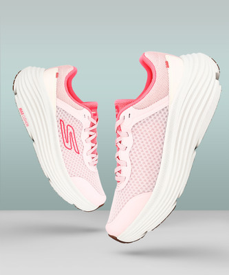 Skechers MAX CUSHIONING ENDEAVOUR - CA Running Shoes For Women(Pink , 5)