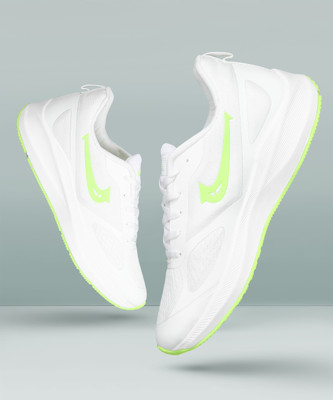 richerson Running shoes for mens sports,walking,gaming Running Shoes For Men(White, Green , 8)