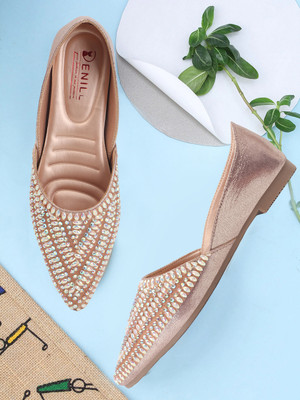 Denill Bellies For Women(Black , 5)