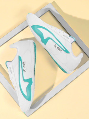 PUMA Mercedes-AMG Petronas F1 Tune Cat Sneakers For Men(White , 10)