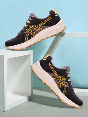 Asics Trabuco Terra 2 Running Shoes For Women(Orange , 4)