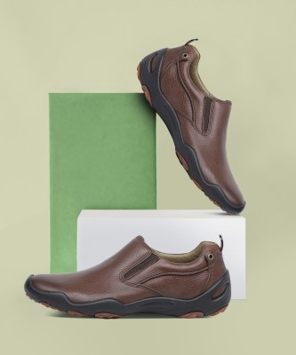 HUSH PUPPIES Men's Formal Shoe Slip On For Men(Brown)