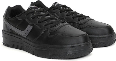 Aqualite Aqualite VEGAS-45 Men's Sports Shoes for Running with Lace-ups & Slip-Resistance Walking Shoes For Men(Black , 7)