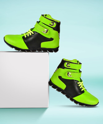 Zixer High Tops For Men(Green , 7)