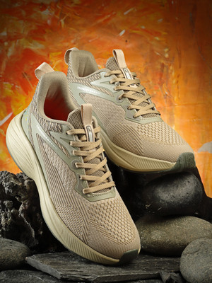 action Action BULLET 228 Comfortable Stylish Breathable Sports Running Shoes For Men(Beige , 7)