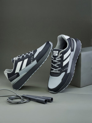 CAMPUS KNICK Casual Shoes | Memory Extra Bounce Insole & PU Upper| Sleek Trendy Lace-Up Sneakers For Men(Grey , 8)