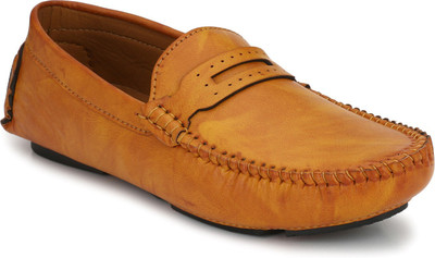 John Karsun Loafers For Men(Tan , 6)