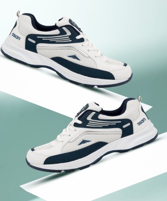 asian Future-01 White Navy Running Shoes,Walking Shoes,Training Shoes,Sports Shoes,Casual running shoes For Men(Navy, White)