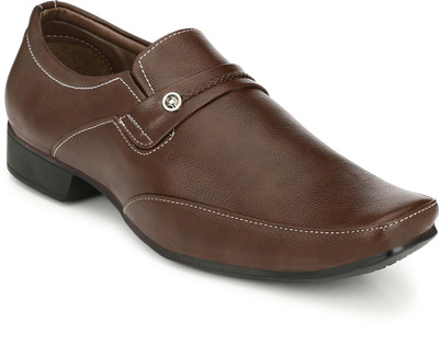 John Karsun Classic Slip On For Men(Brown , 6)