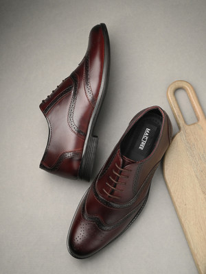 MACTREE Lace Up For Men(Brown , 7)
