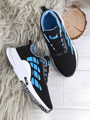 Bucik BCK10115 Lightweight Comfort Summer Trendy Premium Stylish Sneakers For Men(Black)