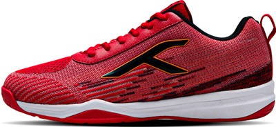 Hundred Blade Lite II Badminton Shoes For Men(Red , 12)