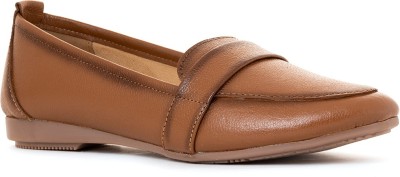 Khadim's Dual Tone Loafers For Women(Brown)