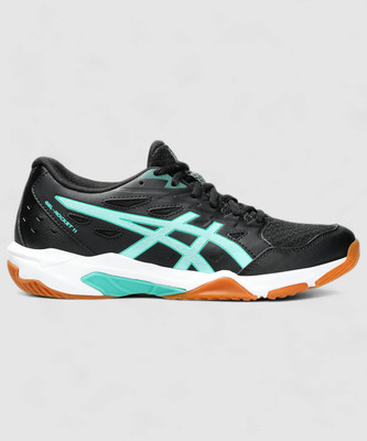 Asics GEL-ROCKET 11 Running Shoes For Men(Black , 6)
