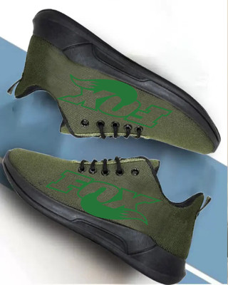 KANEGGYE RUNNING SPORTS SHOES FOR MEN & KIDS Running Shoes For Men(Olive, Green , 7)