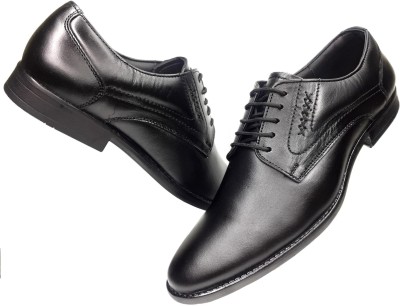 KOXA KS 355 - Men's Shoes Black Leather, Oxford For Men(Black)