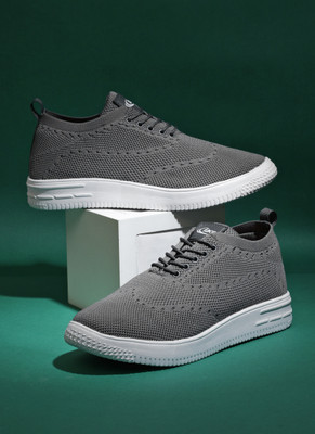 Face Stylish Casual Shoes. Walking Shoes For Men(Grey , 10)