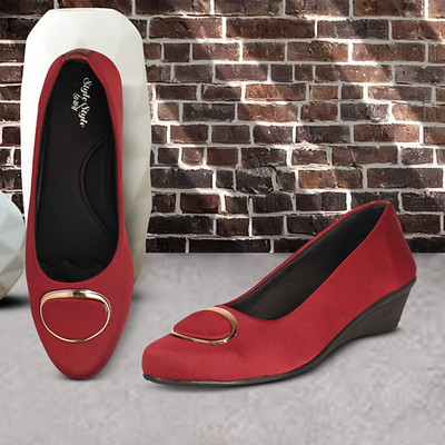 STYLE BUY STYLE Bellies For Women(Maroon , 3)