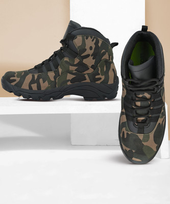 leo shoes Light Weight Ankle boots Sneakers for Casual, Trekking, Hiking & Walking Hiking & Trekking Shoes For Men(Grey , 7)