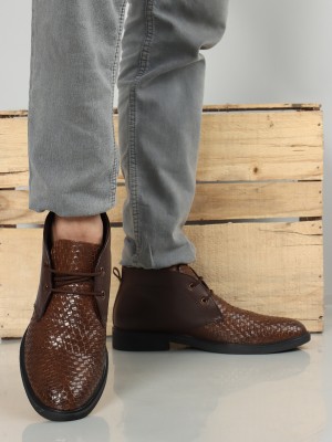 CARLTON LONDON Boots For Men(Brown)