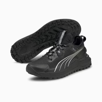 PUMA Voyage NITRO Running Shoes For Men(Black , 7.5)