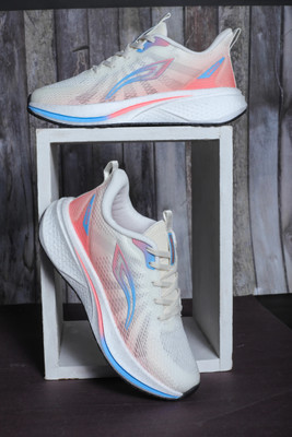 Abros AVALON ETPU Athleisure Cultured Round-Toe Shape & Hyperbeads Technology Walking Shoes For Men(Off White , 6)