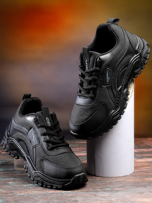 asian Casual Sneaker Shoes For Women | Stylish and Comfortable | FLORA-03 Sneakers For Women(Black , 8)