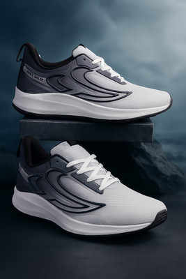 HOTSTYLE SMOKE-GREY-7 Sneakers For Men(White, Grey , 7)