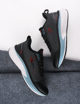 Abros Athleisure Cultured Round-Toe Shape & Hyperbeads Technology Walking Shoes For Men(Black , 6)