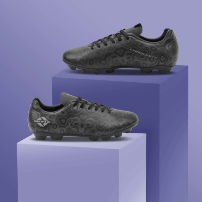NIVIA CARBONITE 5.0 Football Shoes For Men(Black)