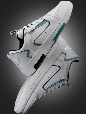 asian Tarzan-01 White Sneakers,Casuals,Walking,Stylish Extra Comfort Sneakers For Men(White, Green , 6)