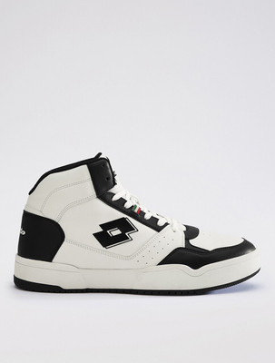 LOTTO Hoop Star High Sneakers For Men(White , 6)