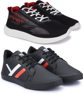 New Oranie Stylish Casual Shoes for Men Casuals For Men(Black, Black , 10)