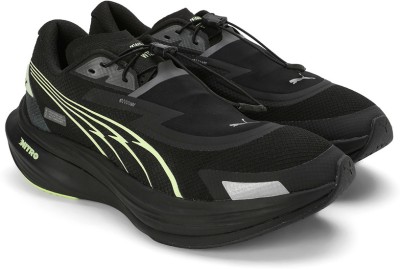 PUMA Deviate NITRO 3 WTR+ Running Shoes For Men(Black , 7)