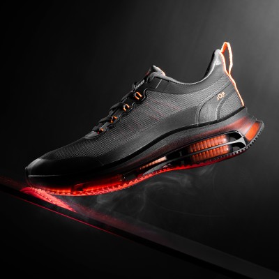 JQR MAX Sports shoes, Walking, Lightweight, Trekking, Stylish Running Shoes For Men(Grey, Orange)