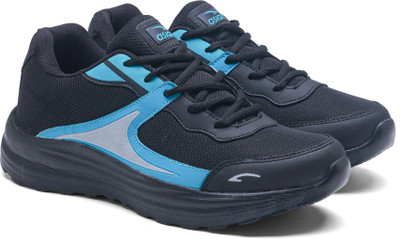 asian Toofan-07 Men's Running Shoes | Lightweight, Stylish Gym & Walking Sneakers Running Shoes For Men(Black, Green , 7)