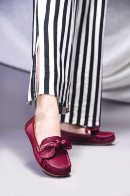 jm looks Casuals For Women(Maroon , 8)