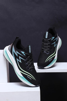 Abros SAM PRO Athleisure Cultured Round-Toe Shape & Cushioning Technology Walking Shoes For Men(Black , 6)