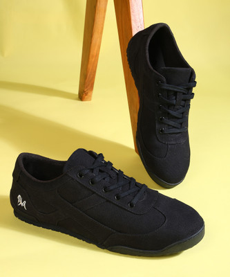 Neemans Urban Casual Sneaker | Casual Shoes For Men | Lightweight, Breathable & Trendy Sneakers For Men(Black, Black , 8)